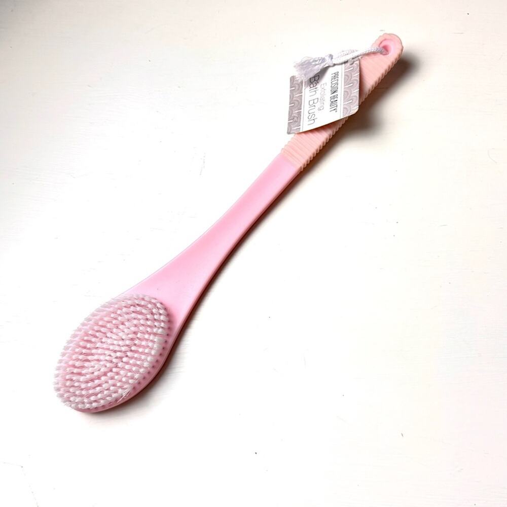 Precision Beauty Pink Exfoliating Bath Brush NWT
